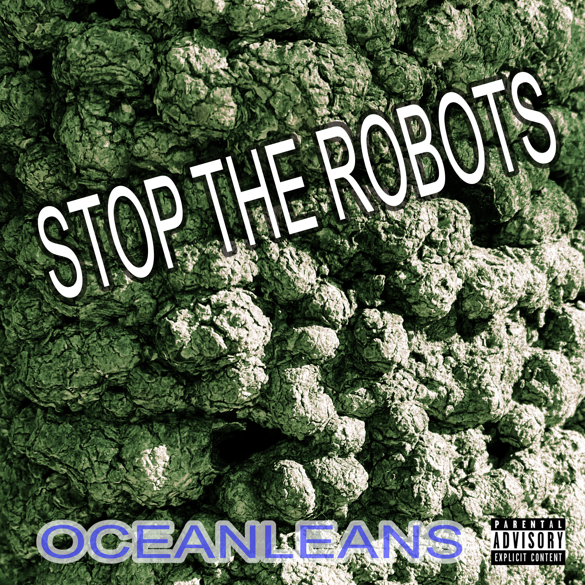 STOP THE ROBOTS artwork